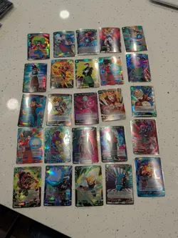 dragon ball super card Game foil Lot X25 - Image 1