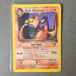 Pokemon Dark Charizard 21/82 Team Rocket Rare Regular Unlimited Card - Image 1