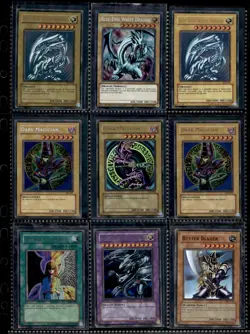 Vtg Yu-Gi-Oh! Card Collection Lot Binder Holo Foil Limited Edition Blue Eyes - Image 1