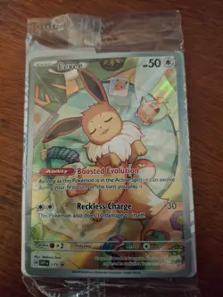 Pokemon TCG Eevee 173/SV-P Sv: Scarlet & Violet Promo Holo Card sealed - Image 1