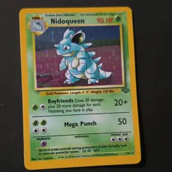 Pokemon TCG Nidoqueen Jungle Holo Rare 7/64 Stage 2 90 HP Unlimited English Card - Image 1