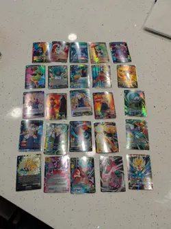 dragon ball super card Game foil Lot X25 - Image 1