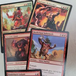 COMMANDER MAGIC DECK 100 Cards =Magic: the gathering Big Dumb GIANTS Tribal Myth - Image 4