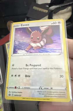 Eevee SWSH127 SWSH: Sword & Shield Promo Cards Holo T222 - Image 1
