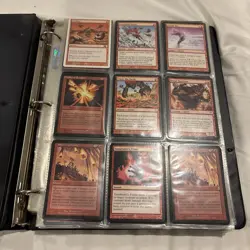 Magic The Gathering Collection Vintage Mtg Huge Binder - Image 2