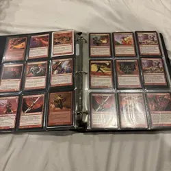 Magic The Gathering Collection Vintage Mtg Huge Binder - Image 3