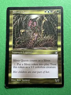 **Sliver Queen** ~Stronghold~ MTG: Magic the Gathering, Moderately Played (MP) - Image 1