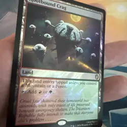 Rootbound Crag (Surge Foil) 0072 - TMC Teenage Mutant Ninja Turtles TMNT MTG NM - Image 1