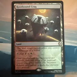 Rootbound Crag (Surge Foil) 0072 - TMC Teenage Mutant Ninja Turtles TMNT MTG NM - Image 2