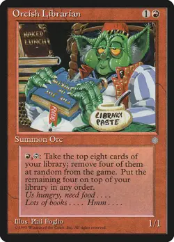 MTG Orcish Librarian ** Ice Age ** English (LP) - Image 1