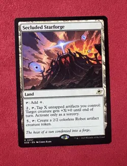 Secluded Starforge - Edge of Eternities EOE MTG Magic The Gathering #257 Land - Image 1