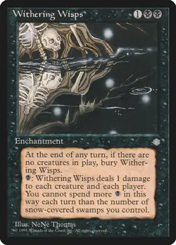 MTG Withering Wisps ** Ice Age ** English (NM) - Image 1