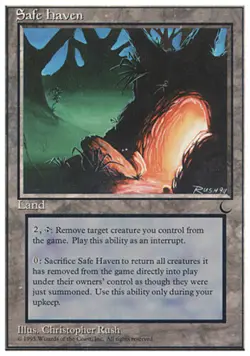 1 x Safe Haven - Chronicles - NM-Mint - MTG - Image 1
