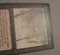 Ashes to Ashes LP/MP The Dark MTG Magic the Gathering - Image 3