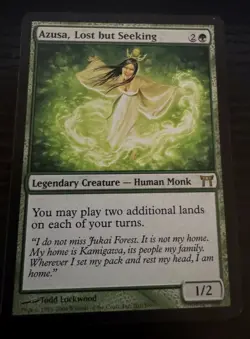 Azusa, Lost but Seeking - Champions of Kamigawa Magic the Gathering MTG - Image 1