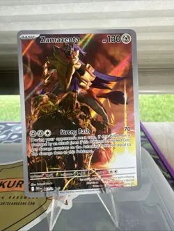 Pokemon TCG Zamazenta 201/182 Rare Destined Rivals Card Near Mint T251 - Image 1