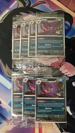 7 x Gengar 050/088 - EB Games Promo -SEALED Pokemon TCG - AUSTRALIAN EXCLUSIVE - Image 4