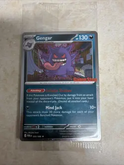 Pokemon TCG Gengar GameStop Promo Card Stage 2 130 HP 050/088 English - Image 1