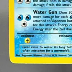1999 Pokemon Gaming Jungle Vaporeon #12/64 - Image 4