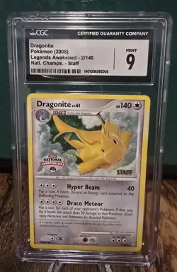Pokemon D&P La National Championship Staff Promo Dragonite - Image 1