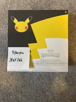 Pokemon 25th Anniversary Celebrations Pokemon Center ETB Factory Sealed - Image 2