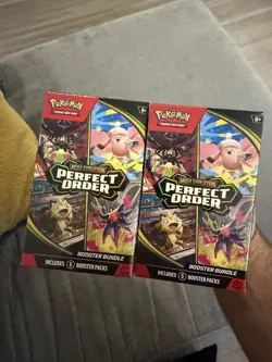Pokemon TCG: Mega Evolution-Perfect Order Booster Bundle (6 Packs) New Sealed - Image 2