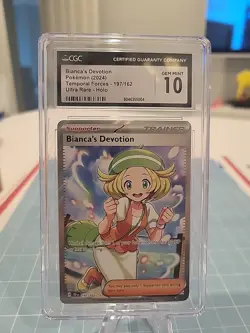 Pokemon Temporal Forces Bianca's Devotion 197/162 CGC 10 GEM MINT - Image 1
