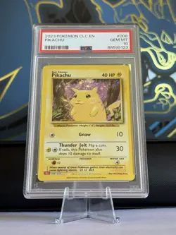 Pokemon Pikachu 008/034 CLC Holo PSA 10 - Image 3
