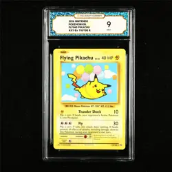 TQG 9 MINT 2016 Pokemon ENG Flying Pikachu 110/108 R - Image 1