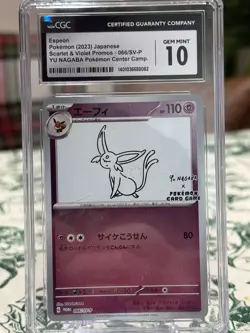 2023 Pokemon Japanese Espeon Yu Nagaba CGC 10 - Image 1
