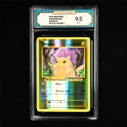 TQG 9.5 MINT+ 2016 Pokemon ENG Pikachu 35/108 C - Image 2