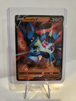 Pokemon Lucario V 146/264 Fusion Strike NM/M Full Art Ultra Rare - Image 1