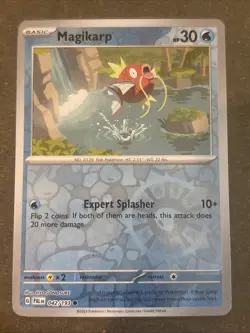 Magikarp 042/193 SV02: Paldea Evolved Reverse Holo Common Pokemon TCG NM - Image 1