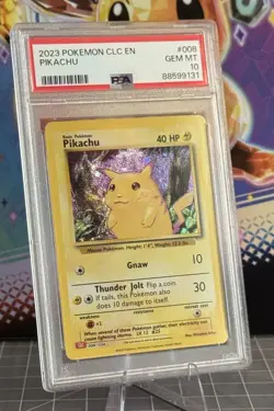 Pokemon Pikachu 008/034 CLC Holo #008 PSA 10 - Image 2