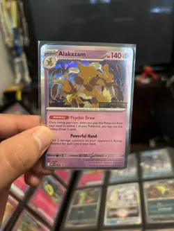 Pokemon TCG Alakazam Holo Rare Black Star Promo - Stamped Mega Evolution - NM/M - Image 1