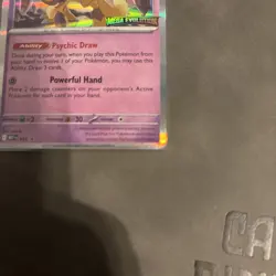 Pokemon TCG Alakazam Holo Rare Black Star Promo - Stamped Mega Evolution - NM/M - Image 4