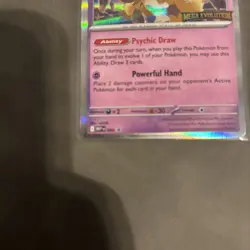 Pokemon TCG Alakazam Holo Rare Black Star Promo - Stamped Mega Evolution - NM/M - Image 5