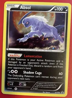 Pokemon Absol XY178 - Black Star Promo Cosmo Holo - Image 1