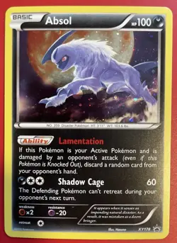 Pokemon Absol XY178 - Black Star Promo Cosmo Holo - Image 3