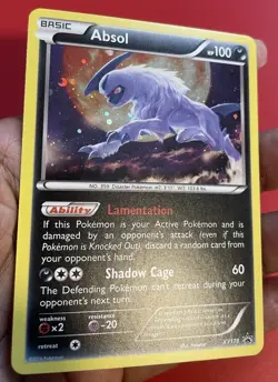 Pokemon Absol XY178 - Black Star Promo Cosmo Holo - Image 4