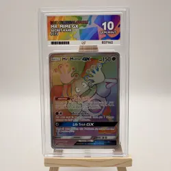 2018 Pokemon Mr. Mime GX Secret Rare 173/168 Celestial Storm ACE 10 Gem Mint - Image 2