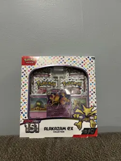 Pokemon 151: Alakazam EX Collection Set - Sealed - Image 1