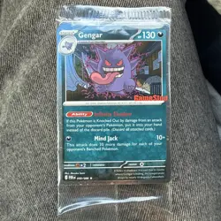 Gengar GameStop Stamped Promo Pokemon 2026 SEALED Holo 050/088 NEW - Image 1