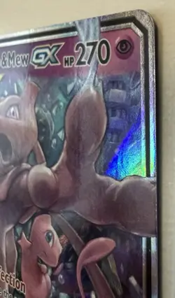 Mewtwo & Mew GX 71/236 Tag Team Holo Sun & Moon Unified Minds Pokemon ULTRA RARE - Image 5