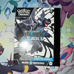 Pokemon Scarlet & Violet Black Bolt Booster Bundle 6-Pack English TCG 2024 - Image 1