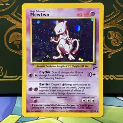 Pokemon 2000 Mewtwo 10/130 - Base Set 2 - (LP) - Image 1
