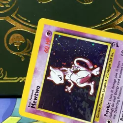 Pokemon 2000 Mewtwo 10/130 - Base Set 2 - (LP) - Image 3