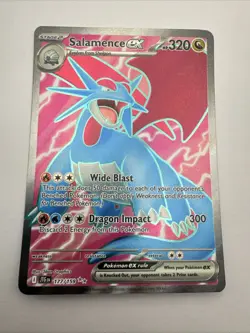 Salamence Ex 177/159 - Full Art Ultra Rare - Journey Together - Pokemon TCG - Image 1