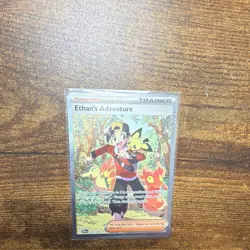 Pokemon Ethan's Adventure Trainer Sv10 Destined Rivals Rare Holo 236/182 - Image 1