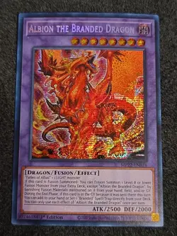 Albion the Branded Dragon MP22-EN076 Prismatic Secret Rare YU-GI-OH! Near Mint - Image 1